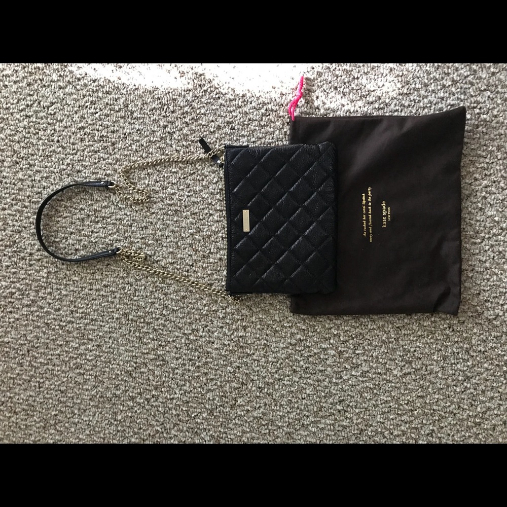 Kate spade chain quilted crossbody